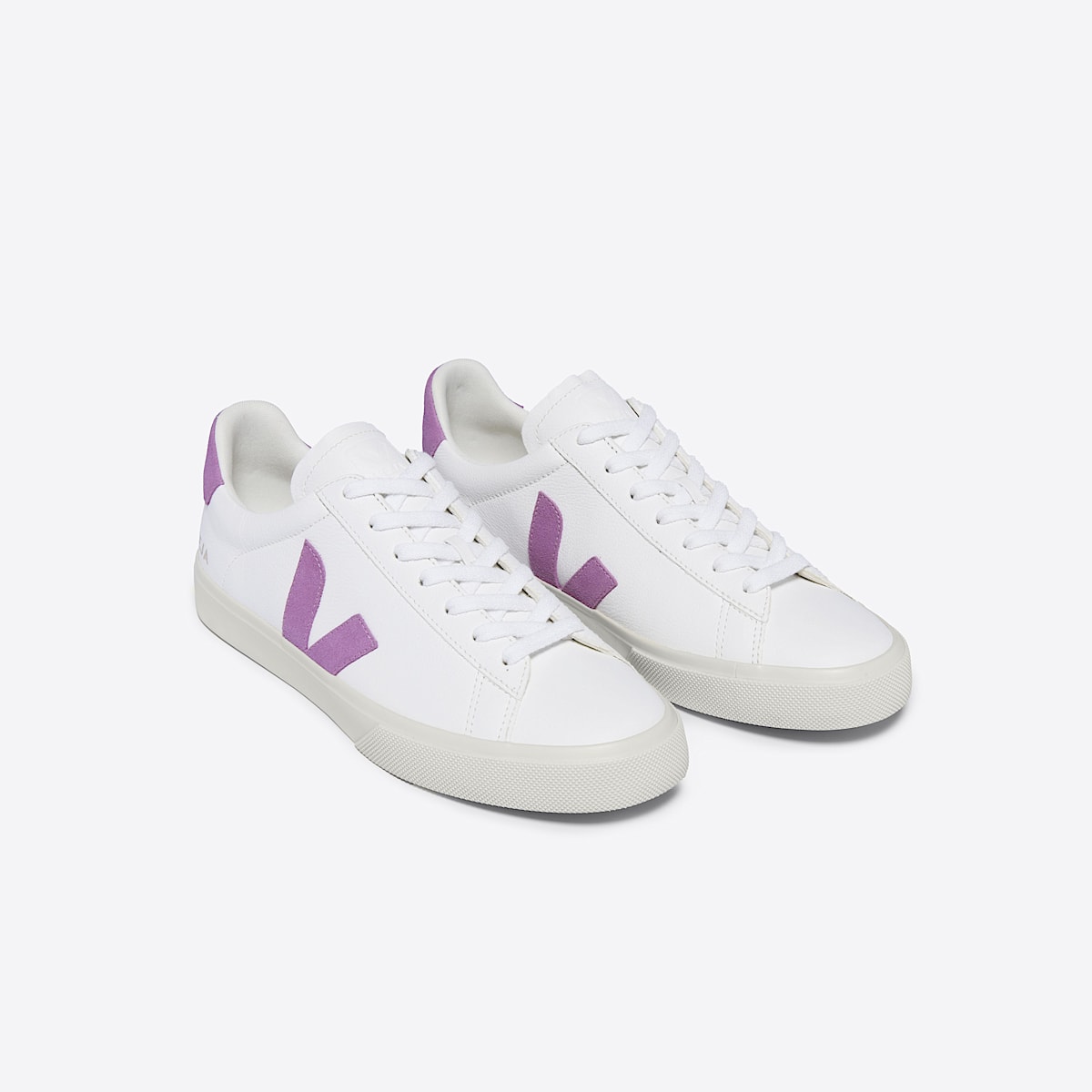 veja zapatillas campo cuero blanco CP0503493 Top view