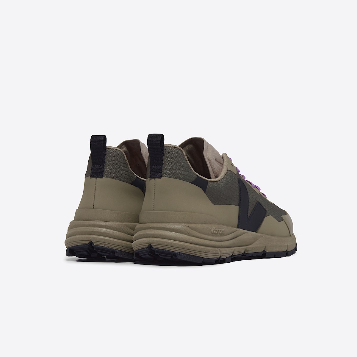 veja sneakers dekkan-rp ripstop nero DR1903554 Back view