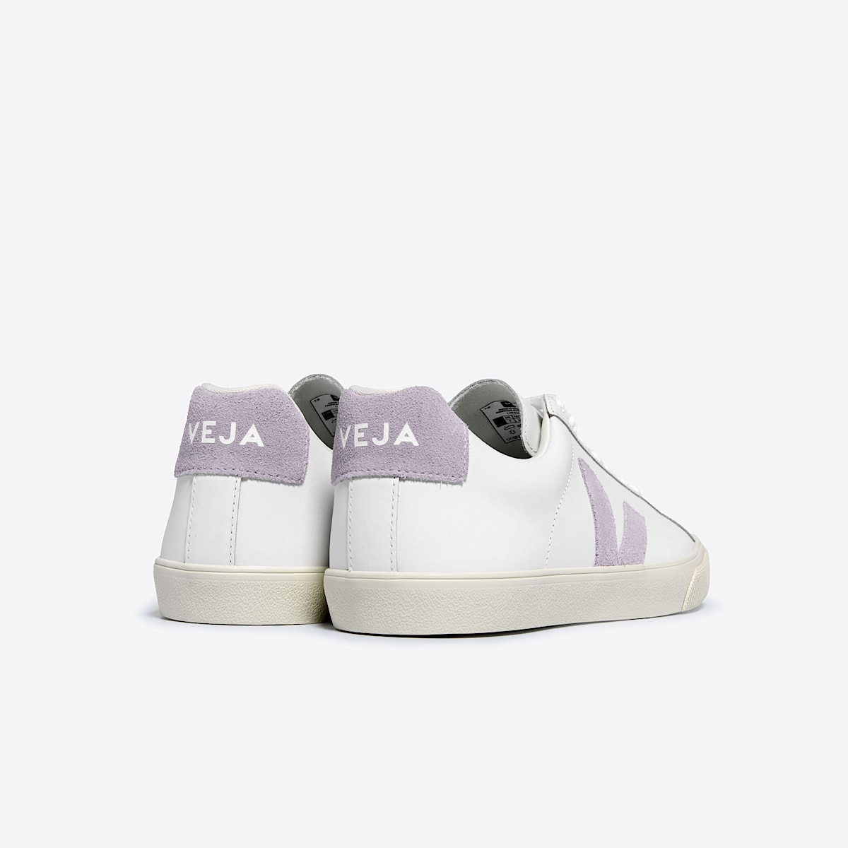 veja sneakers esplar-logo leather white EO0203511 Back view