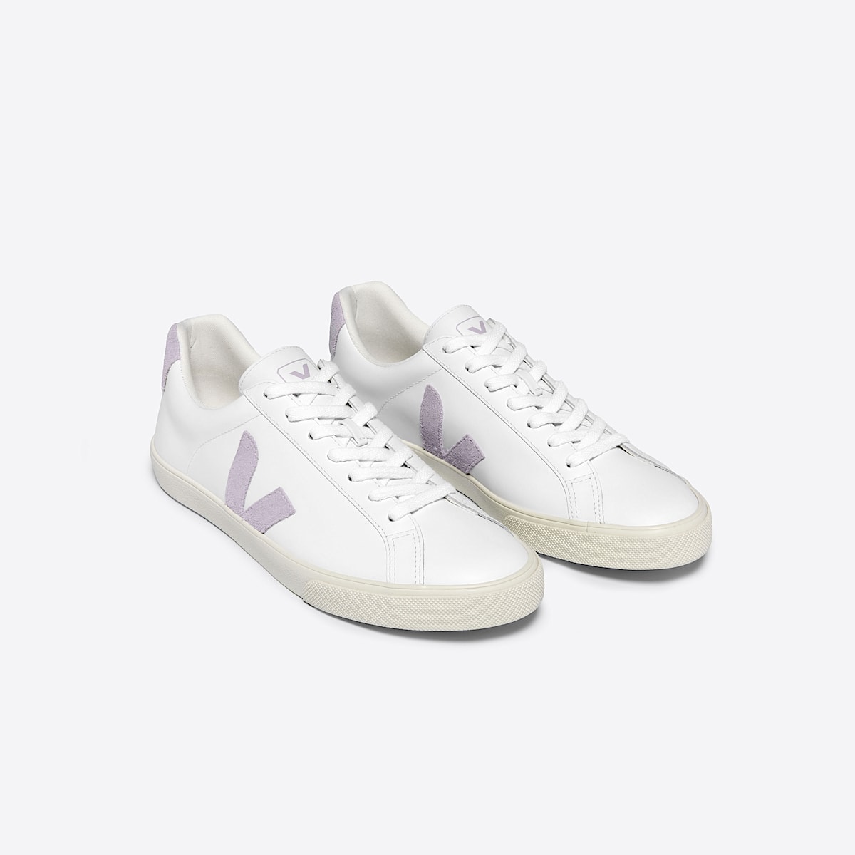 veja esplar-logo leather white EO0203511B440