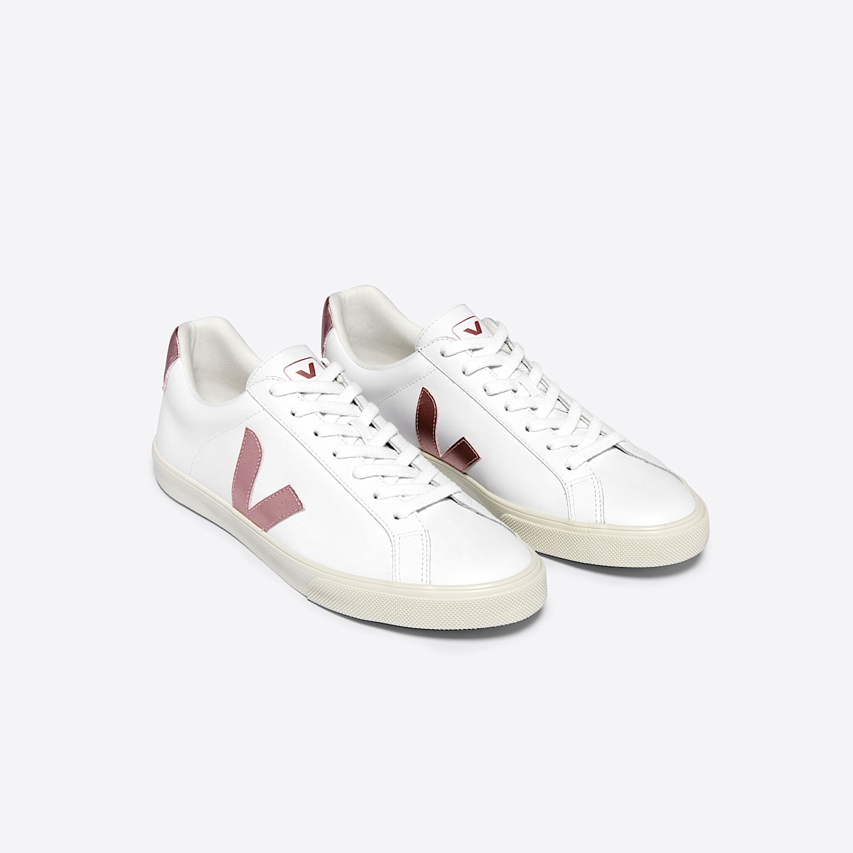 veja esplar-logo cuir blanc EO0203512A360