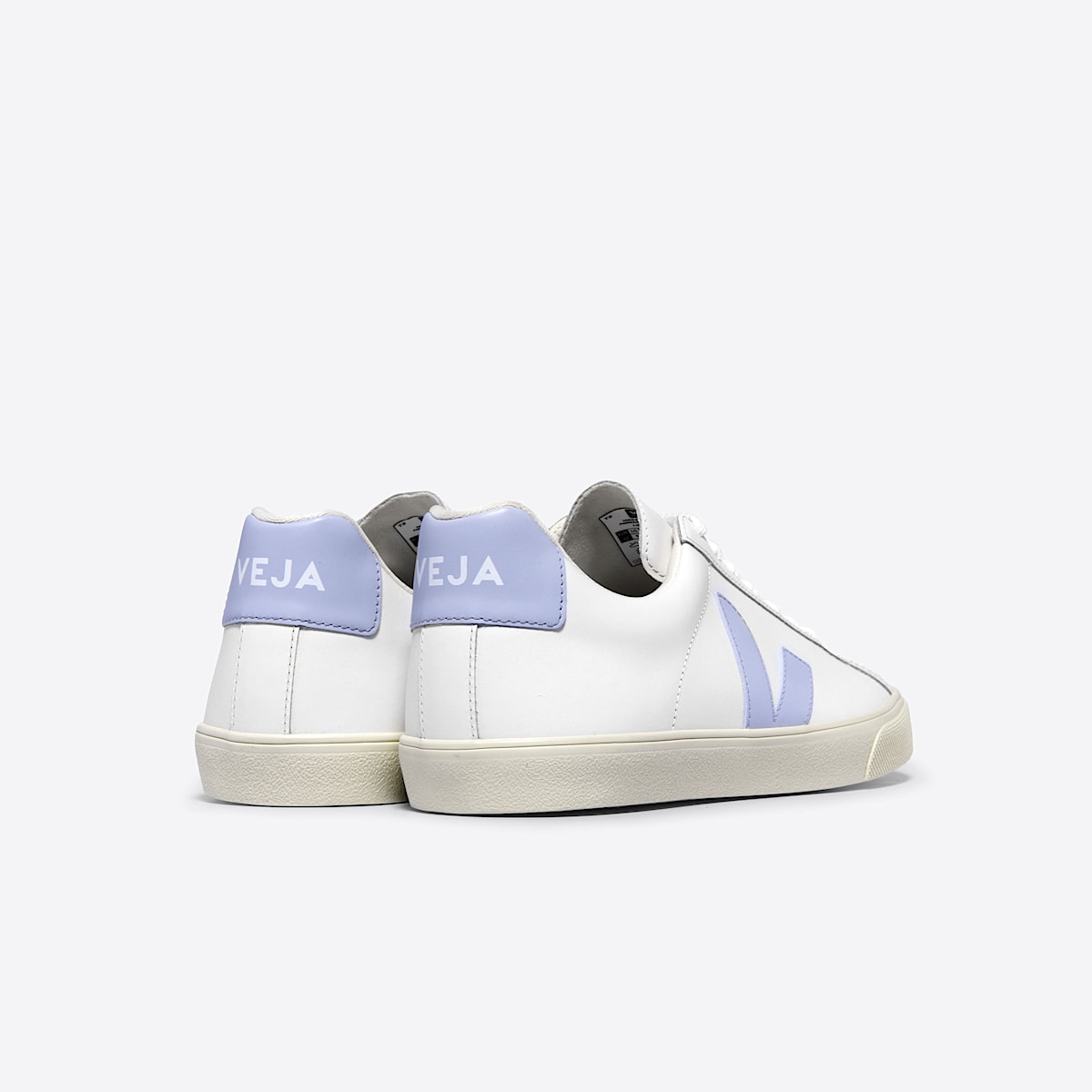 veja baskets esplar-logo cuir blanc EO0203650 Back view