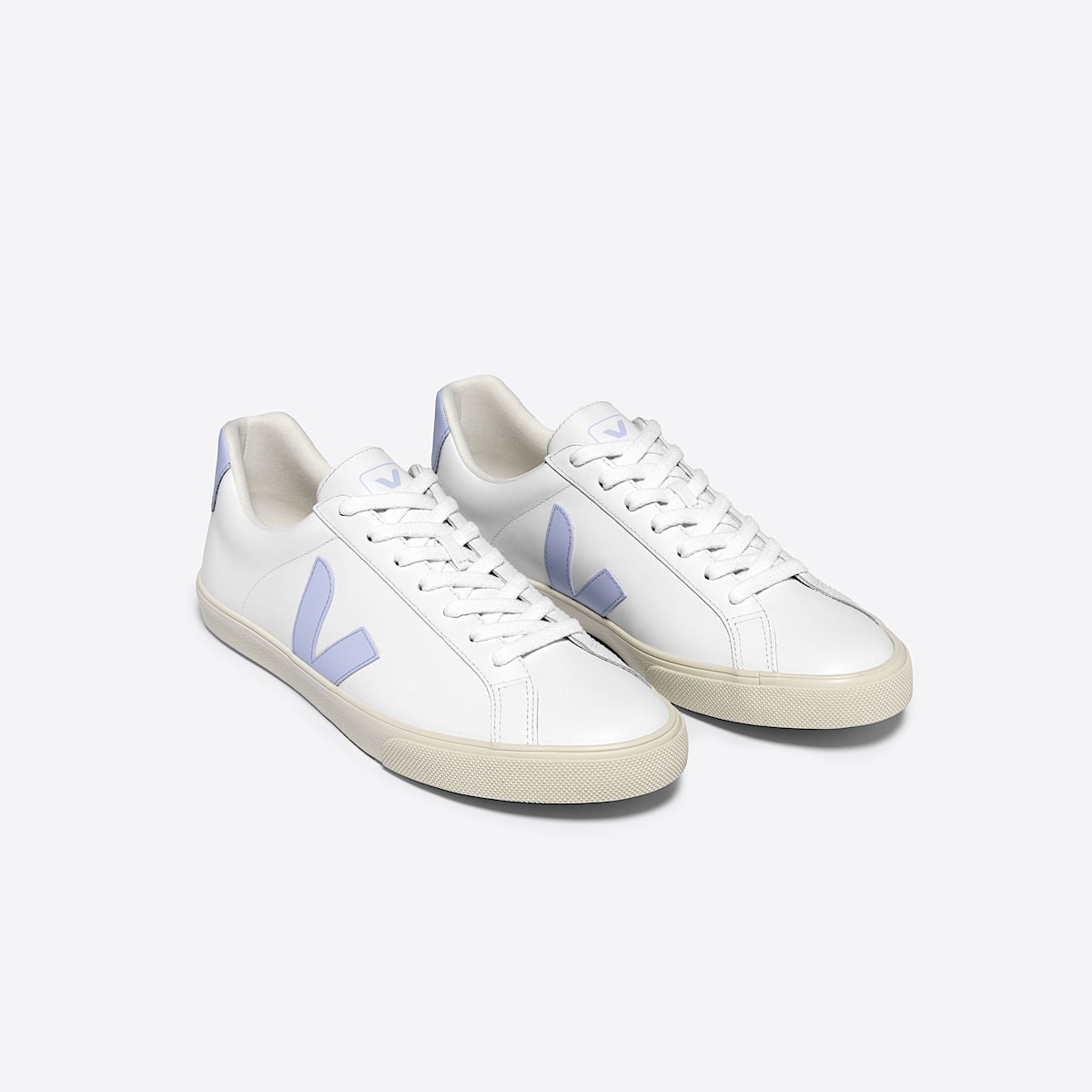 veja sneakers esplar-logo leather white EO0203650 Top view