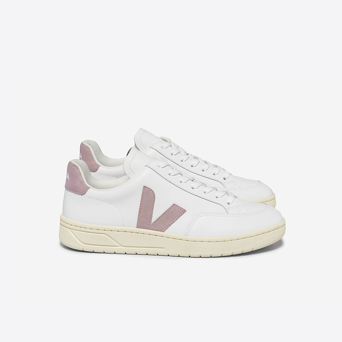 veja sneakers v-12 leather white XD0203485 Lateral view