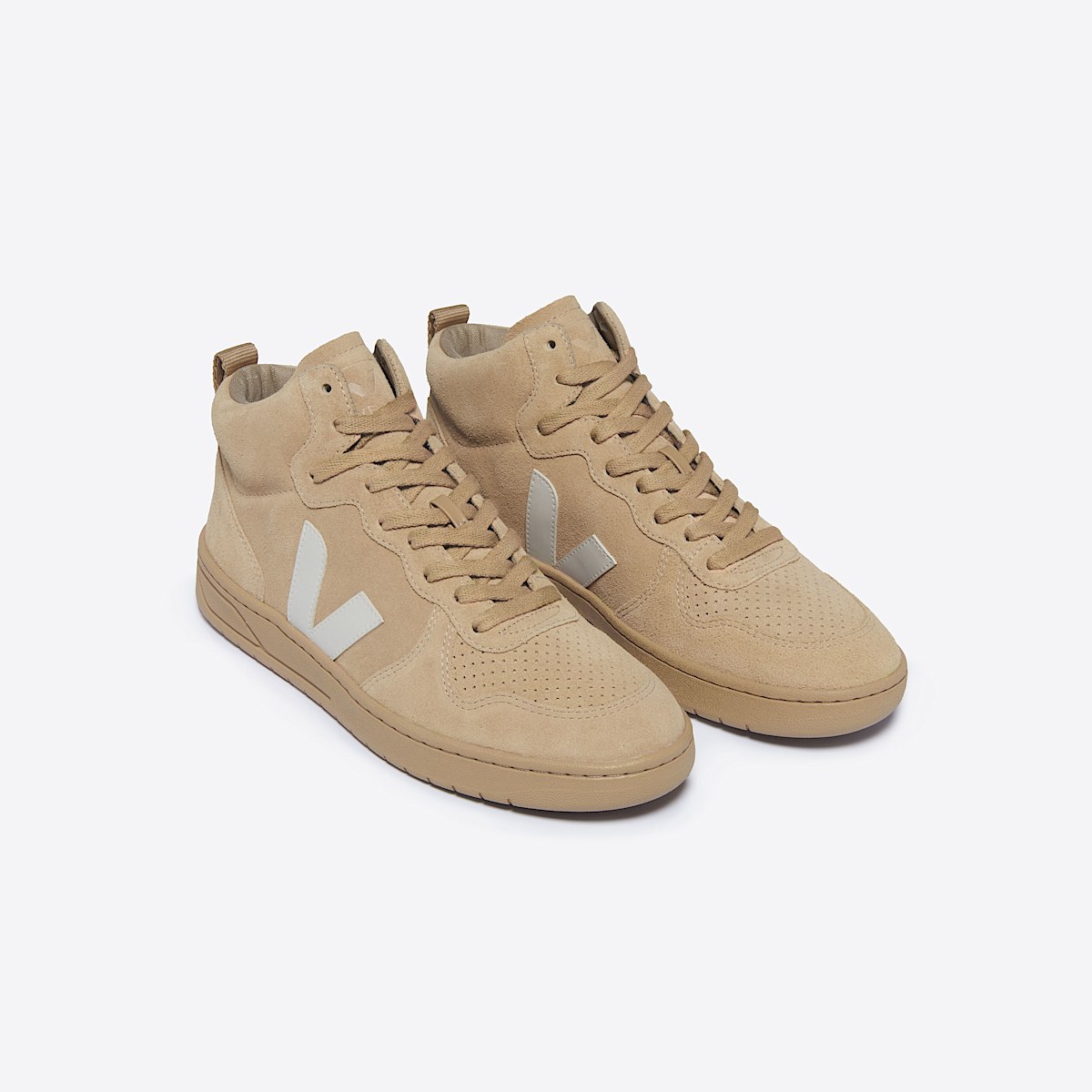 veja zapatillas v-15 ante beige VQ0303593 Top view