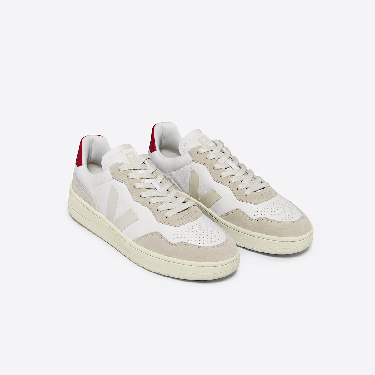 veja v-90 couro branco VD2003459B480