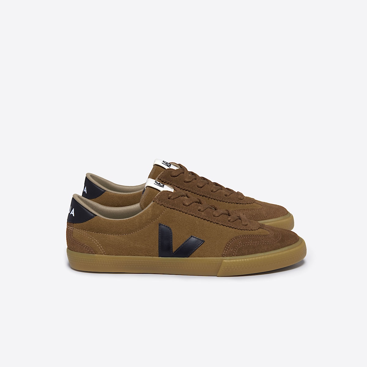 veja sneakers volley suede brown VO0303649 Lateral view