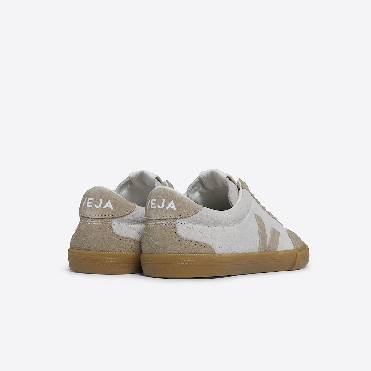 veja sneakers volley ante beige VO0303635 Back view