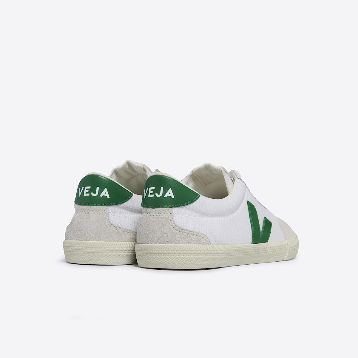 veja sneaker volley bio-baumwolle weiss VO0103525 Back view