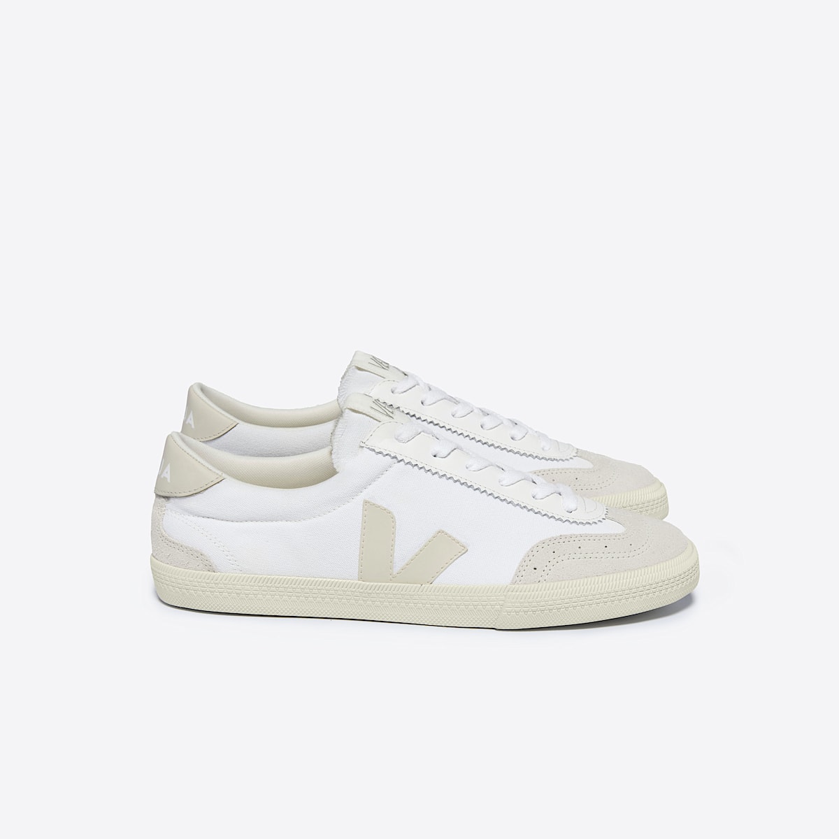 veja sneakers volley organic-cotton white VO0103523 Lateral view