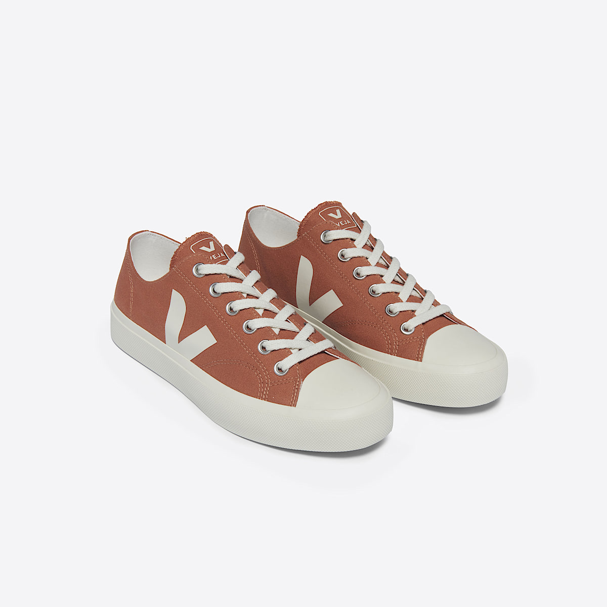 veja baskets wata-ii-low coton-biologique orange PL0103513 Top view