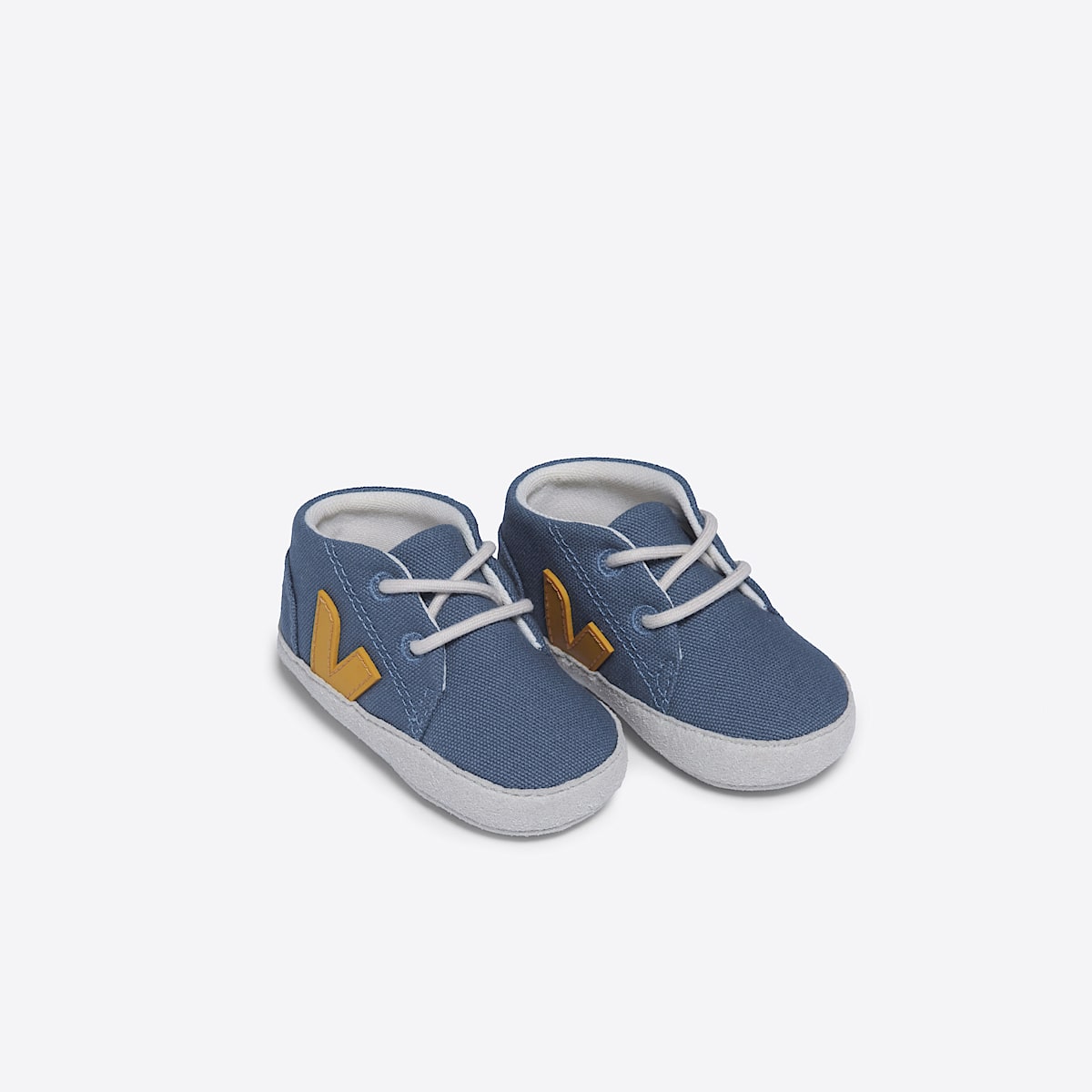 veja sneakers baby organic-cotton blue BB0103626 Top view