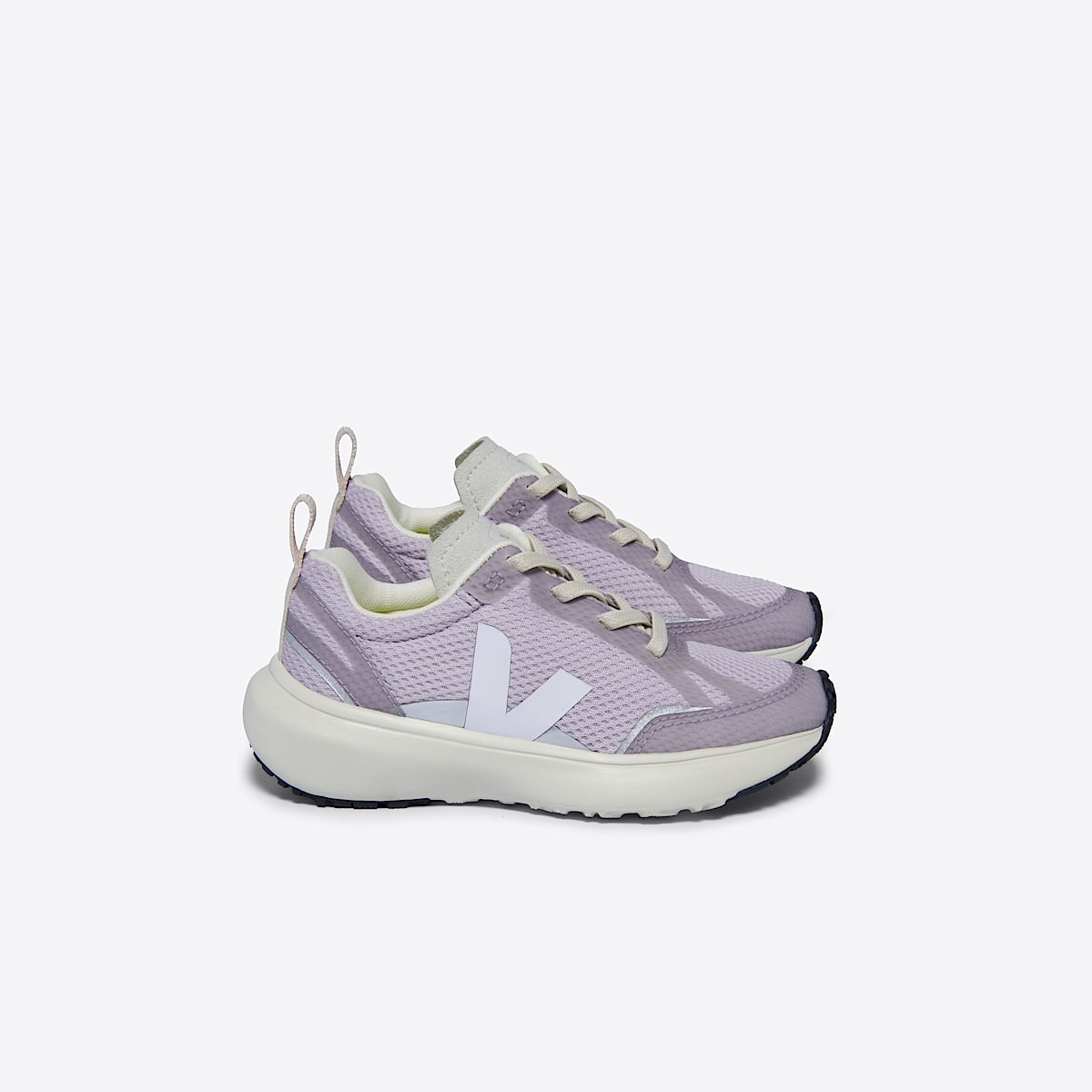 veja zapatillas small-canary-light reciclado morado YL1803630 Lateral view