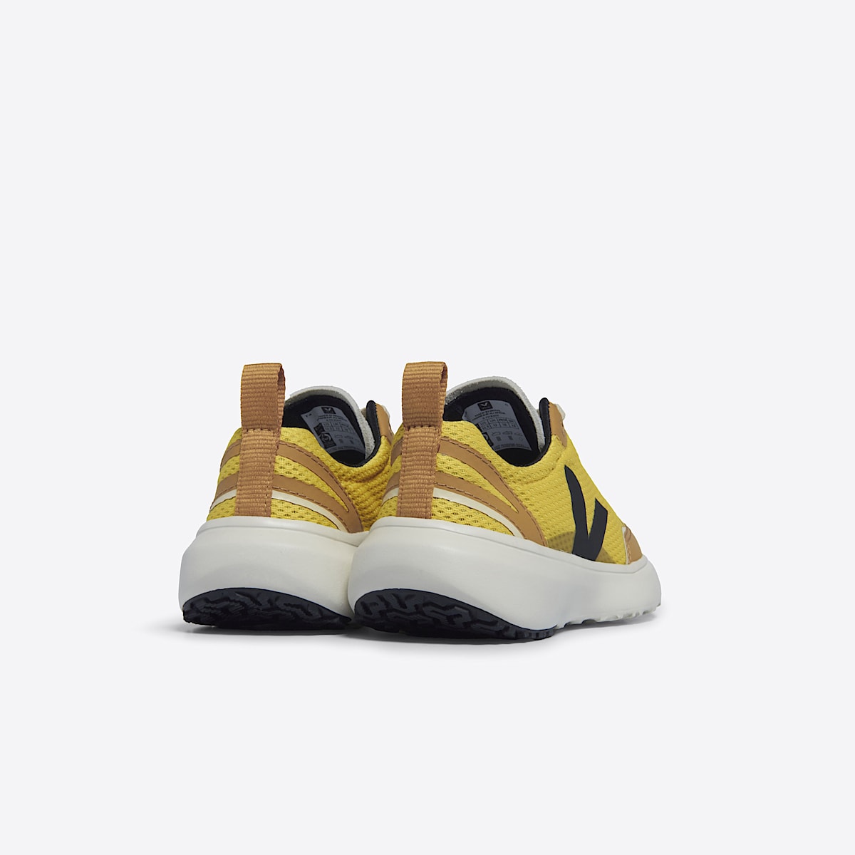 veja baskets small-canary-light recyclé jaune YL1803628 Back view