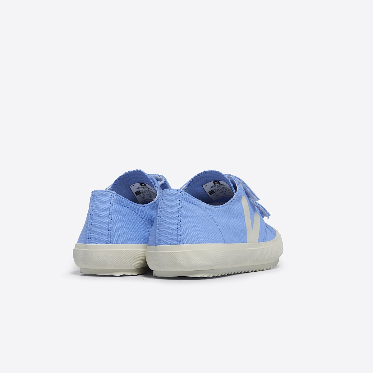 veja baskets small-ollie coton-biologique bleu OV0103617 Back view