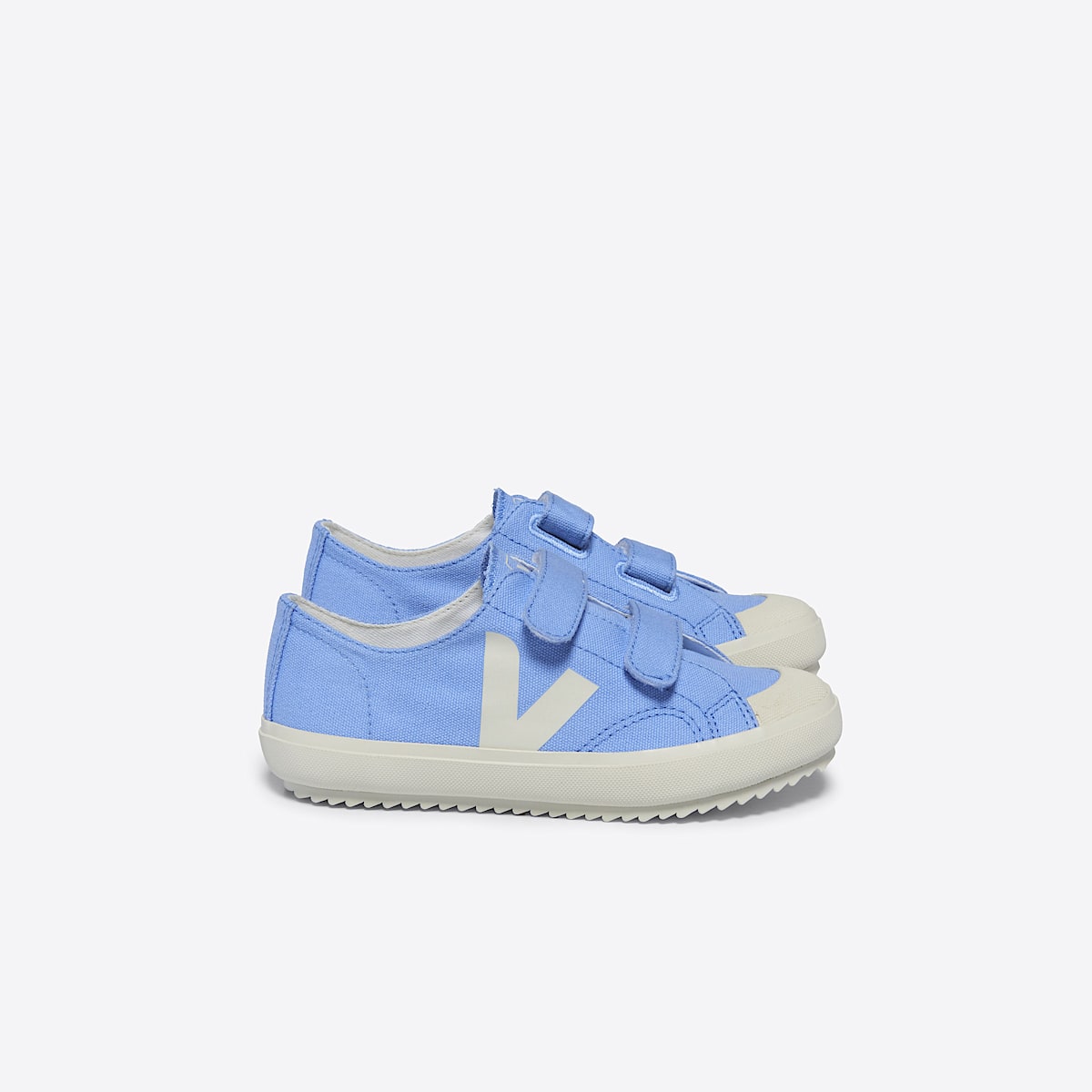 veja baskets small-ollie coton-biologique bleu OV0103617 Lateral view