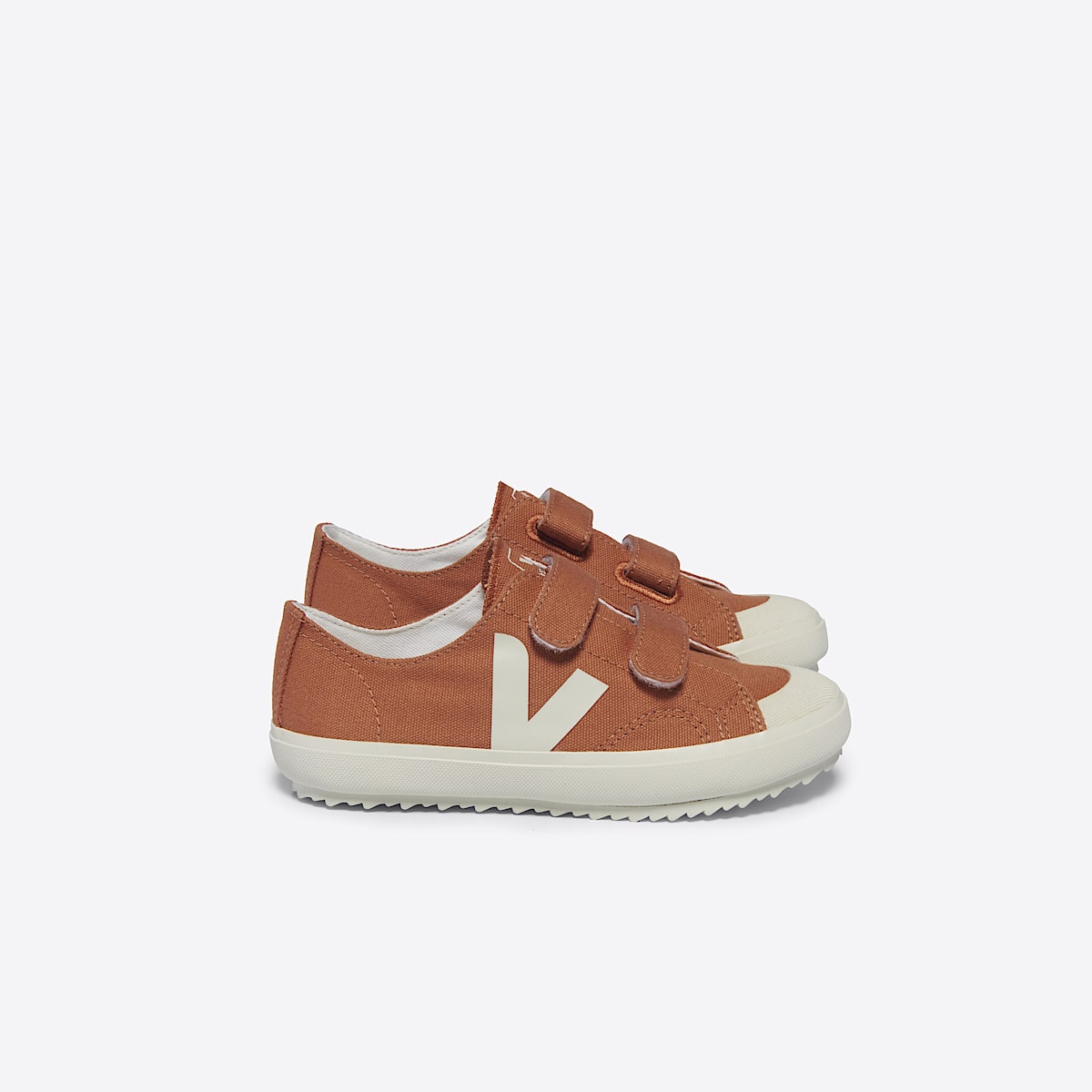 veja sneakers small-ollie organic-cotton orange OV0103618 Lateral view