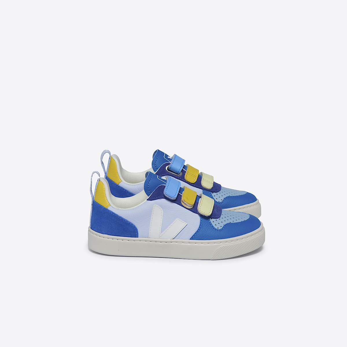 veja zapatillas small-v-10 cuero multicolor CV0503632 Lateral view