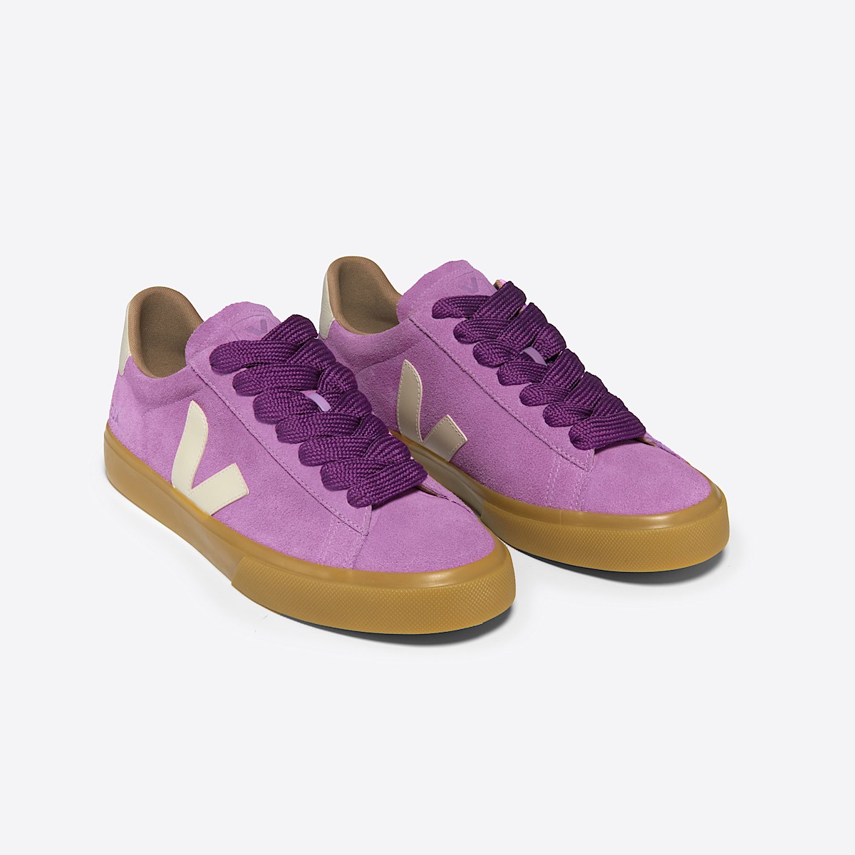 veja sneakers campo pelle-scamosciata viola CP0303691 Top view