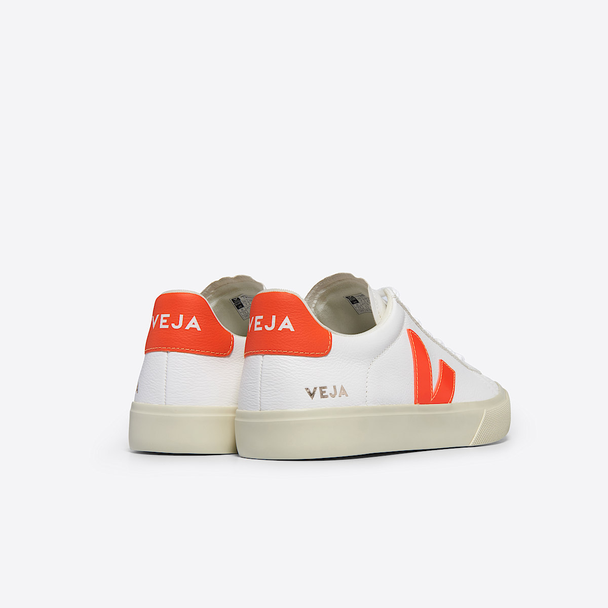 veja baskets campo cuir blanc CP0503689 Back view