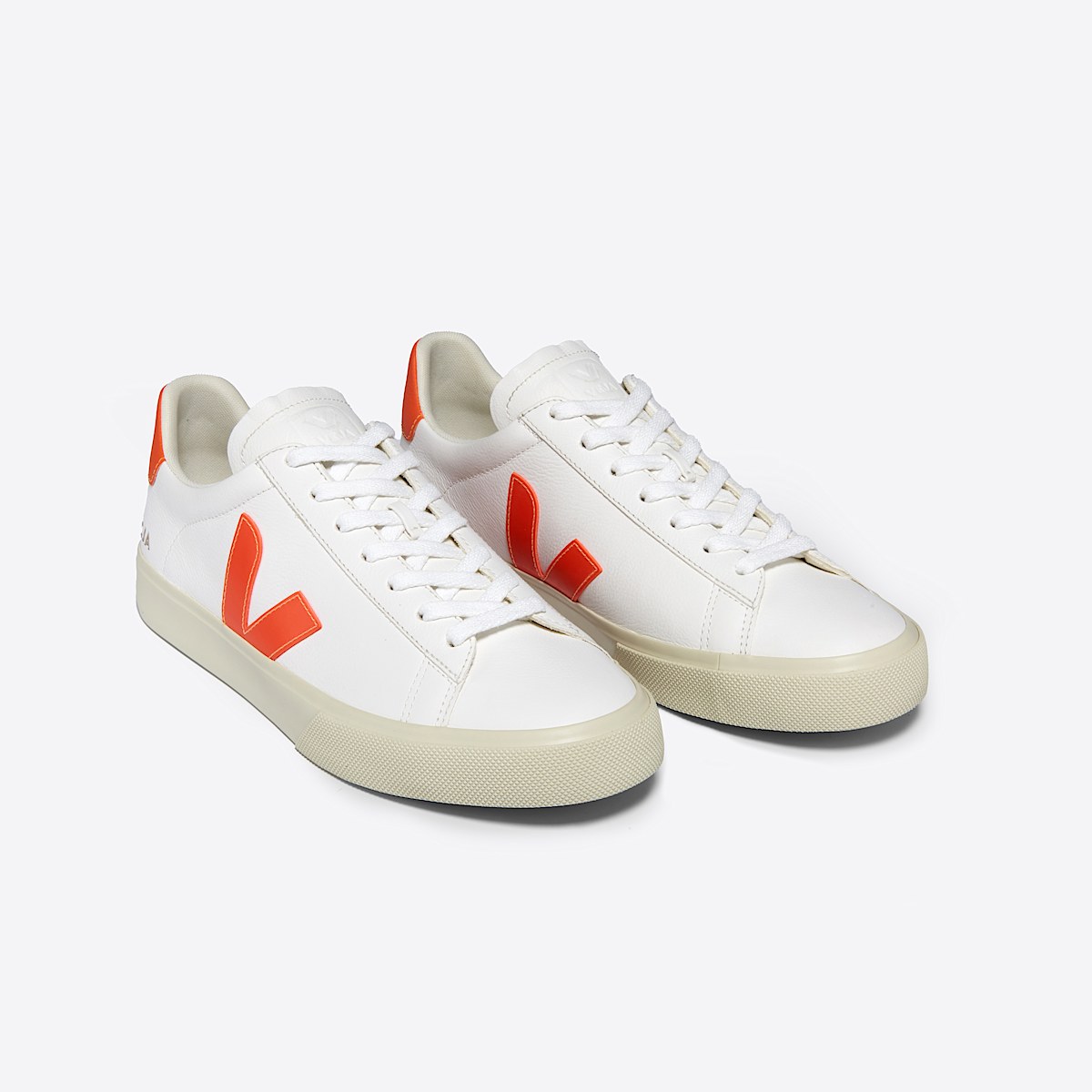 veja baskets campo cuir blanc CP0503689 Top view