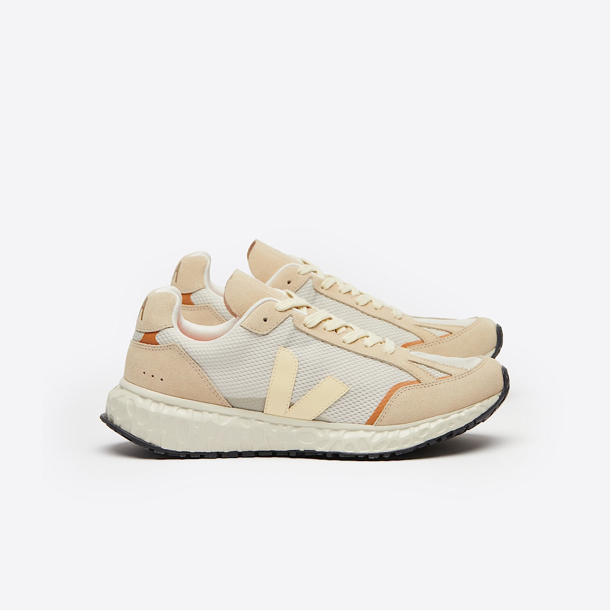 veja baskets condor-royale recyclé beige CO1803846 Lateral view