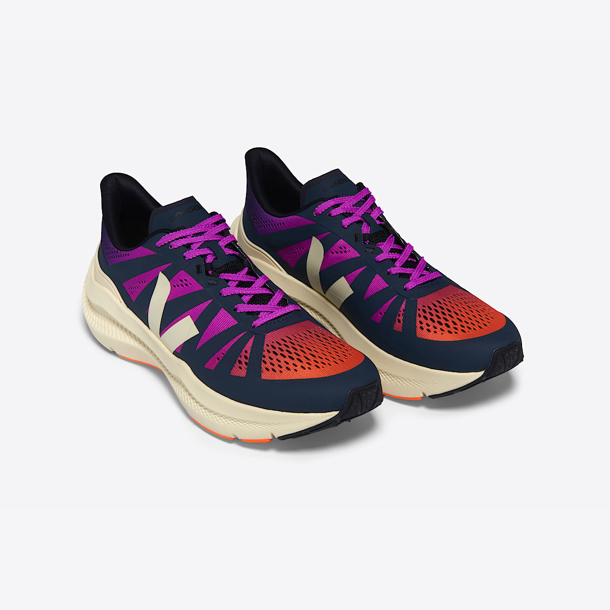 veja zapatillas condor-3 reciclado multicolor CC2803781 Top view