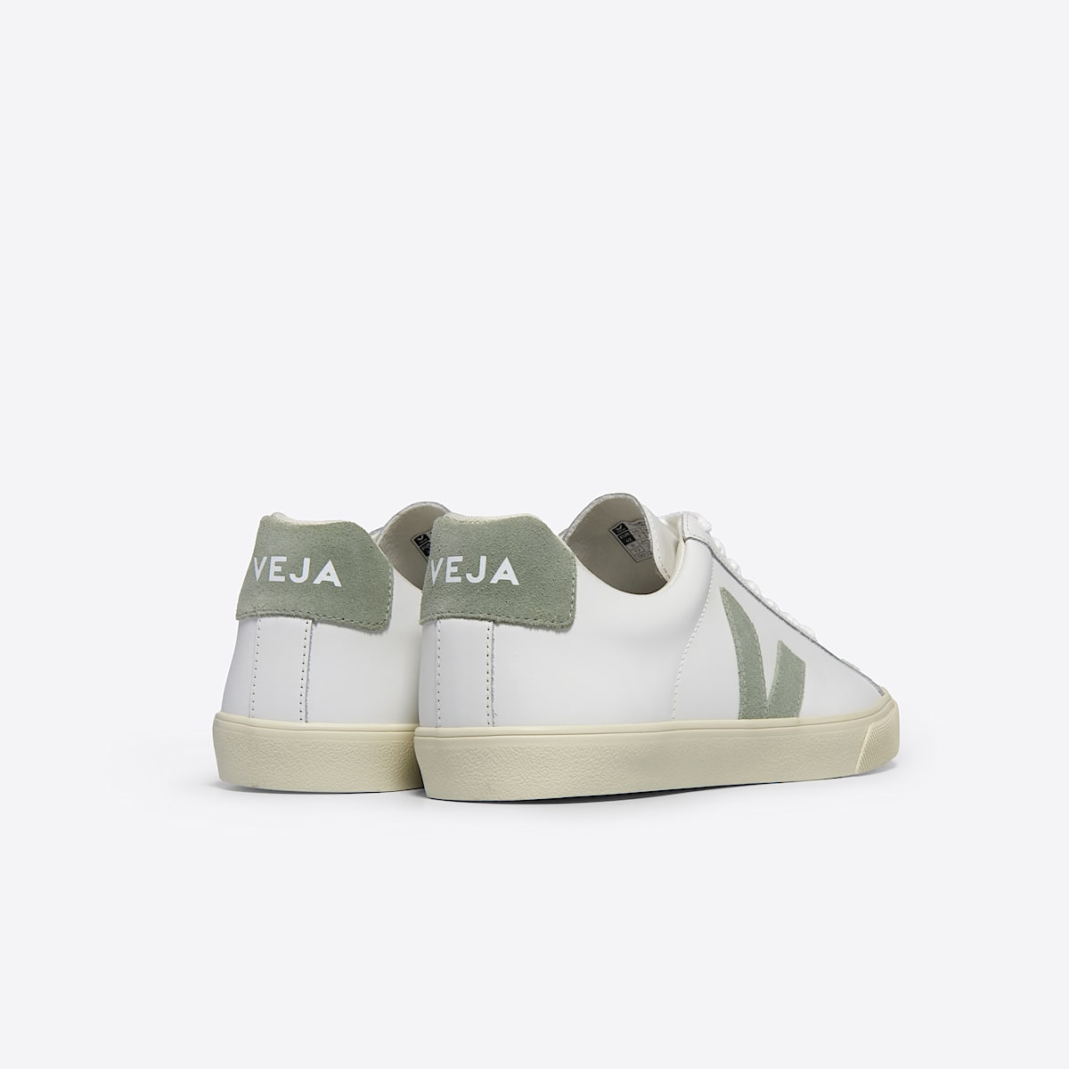 veja sneakers esplar-logo leather white EO0203710 Back view