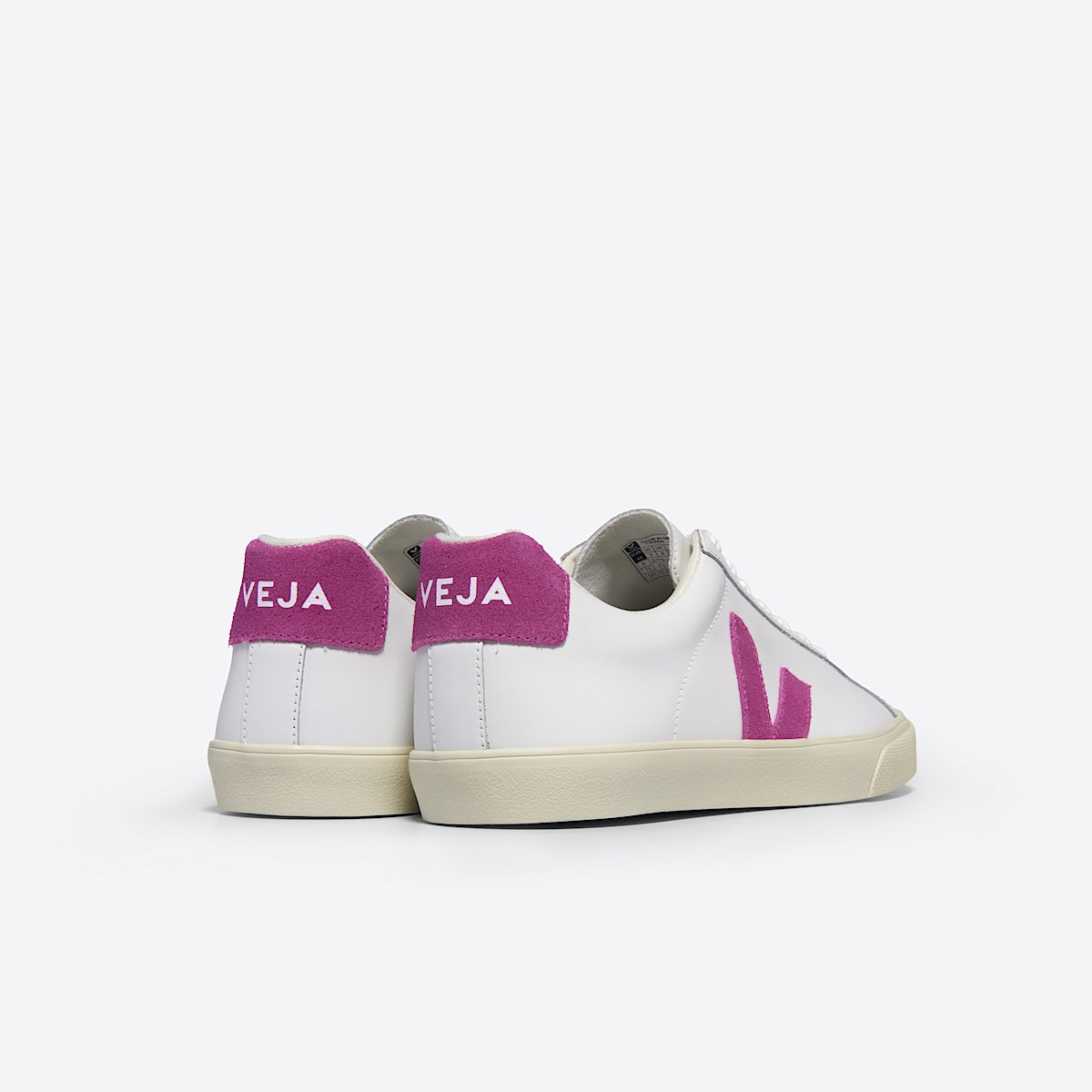 veja esplar-logo leather white EO0203712B450
