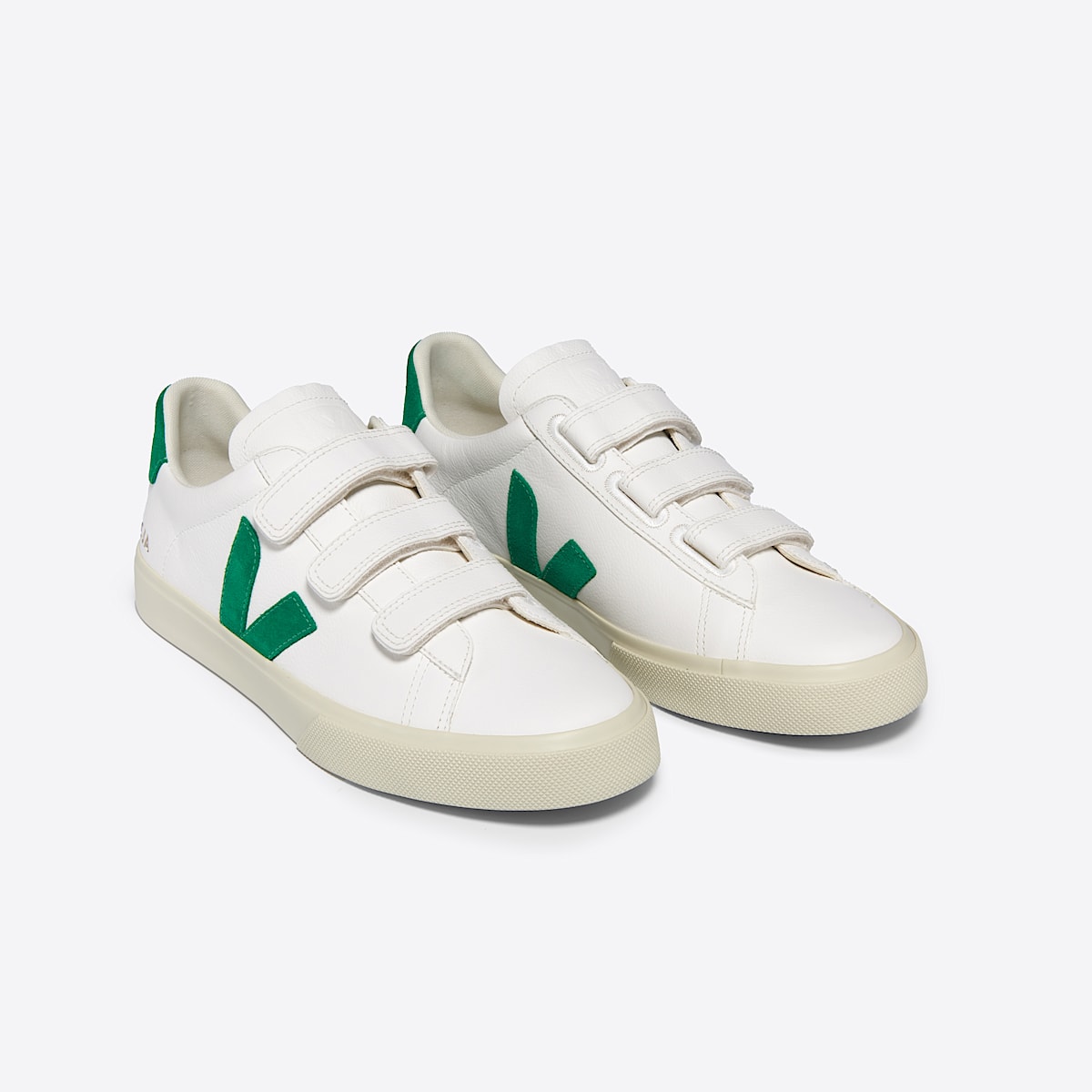 veja sneakers recife-logo pelle bianco RC0503697 Top view