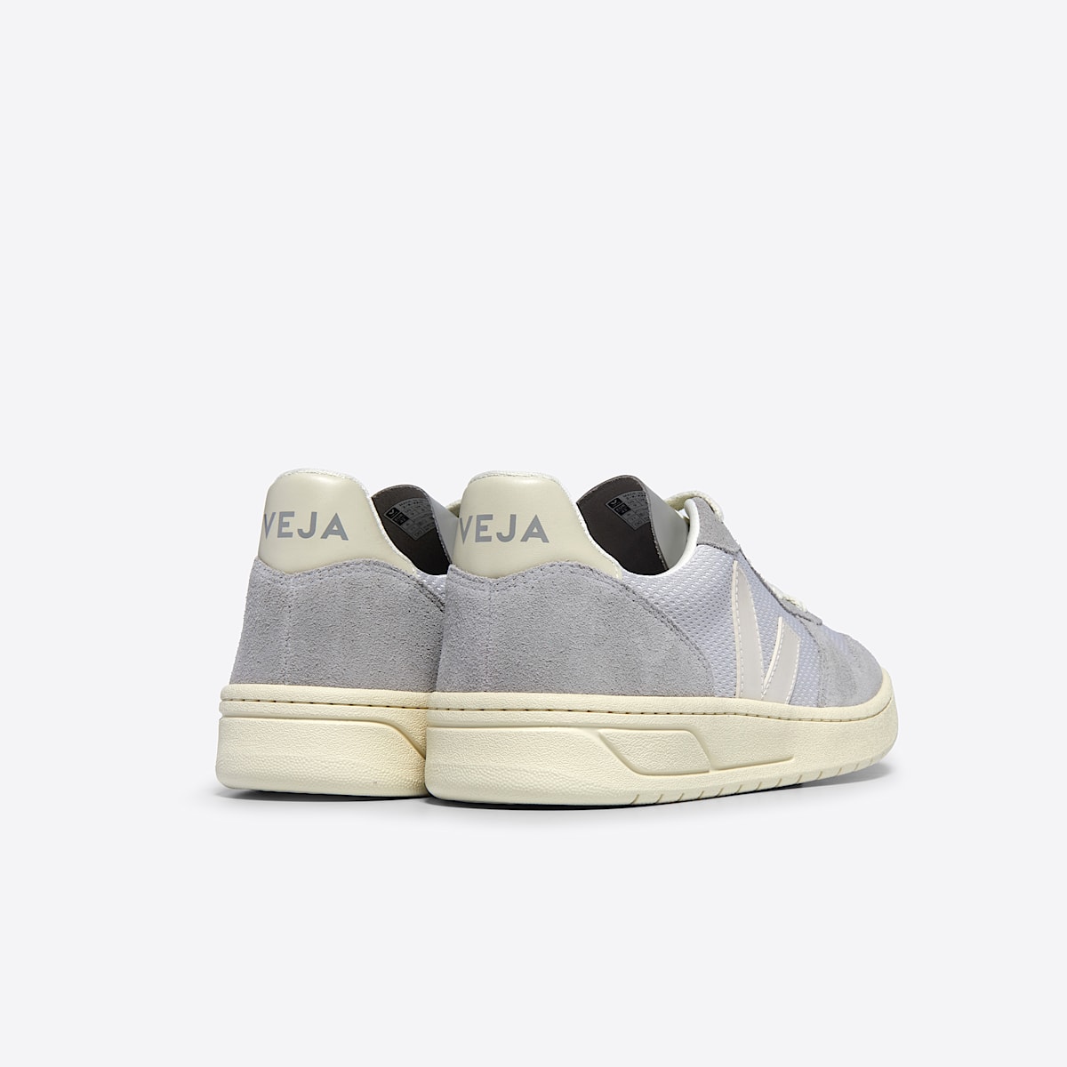 veja sneakers v-10 recycled grey VX1803674 Back view