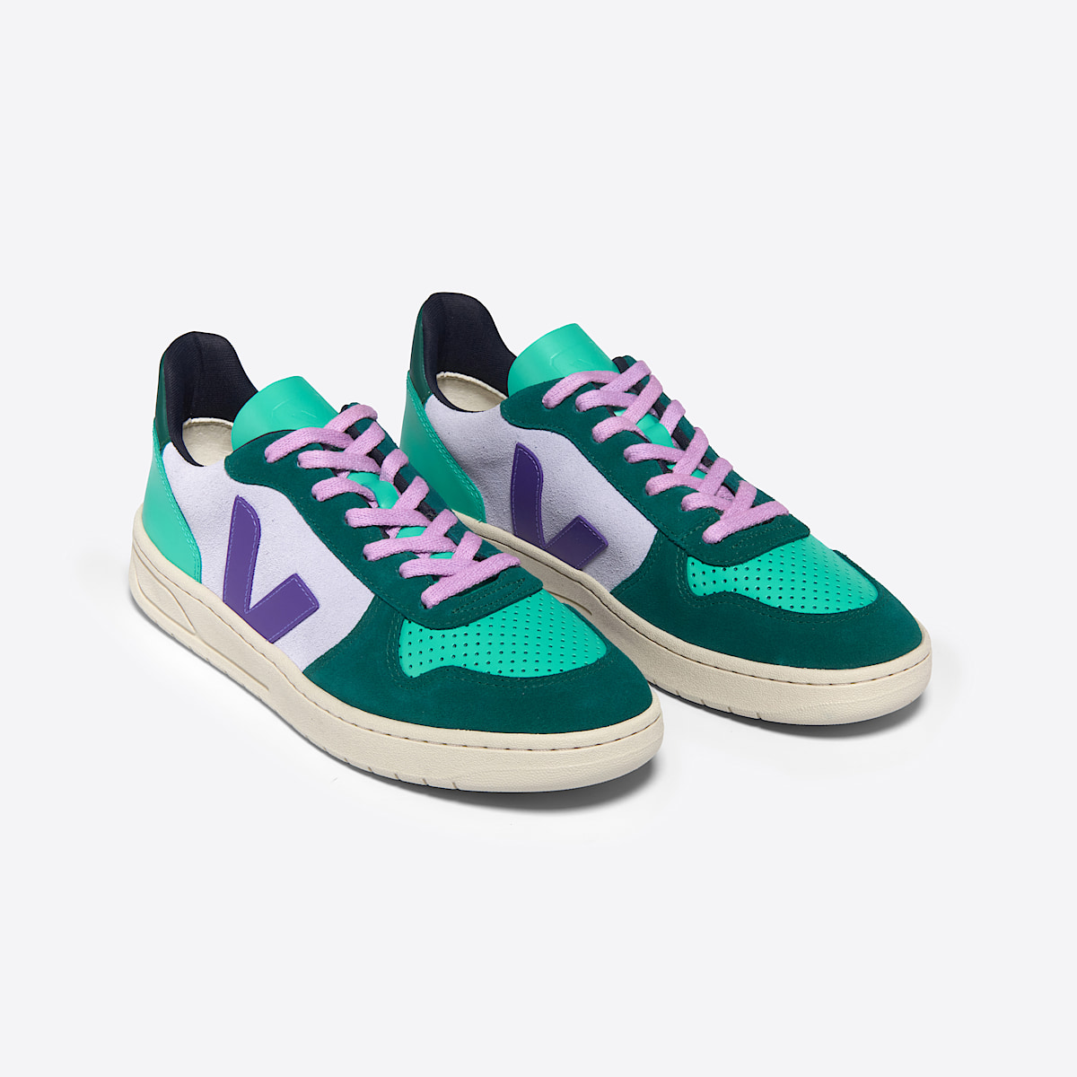 veja v-10 camurça multicolor VX0303670B470