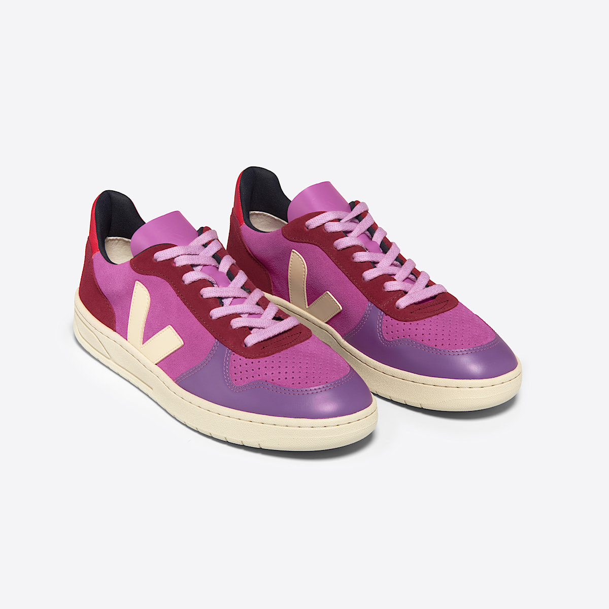 veja sneaker v-10 wildleder mehrfarbig VX0303668 Top view