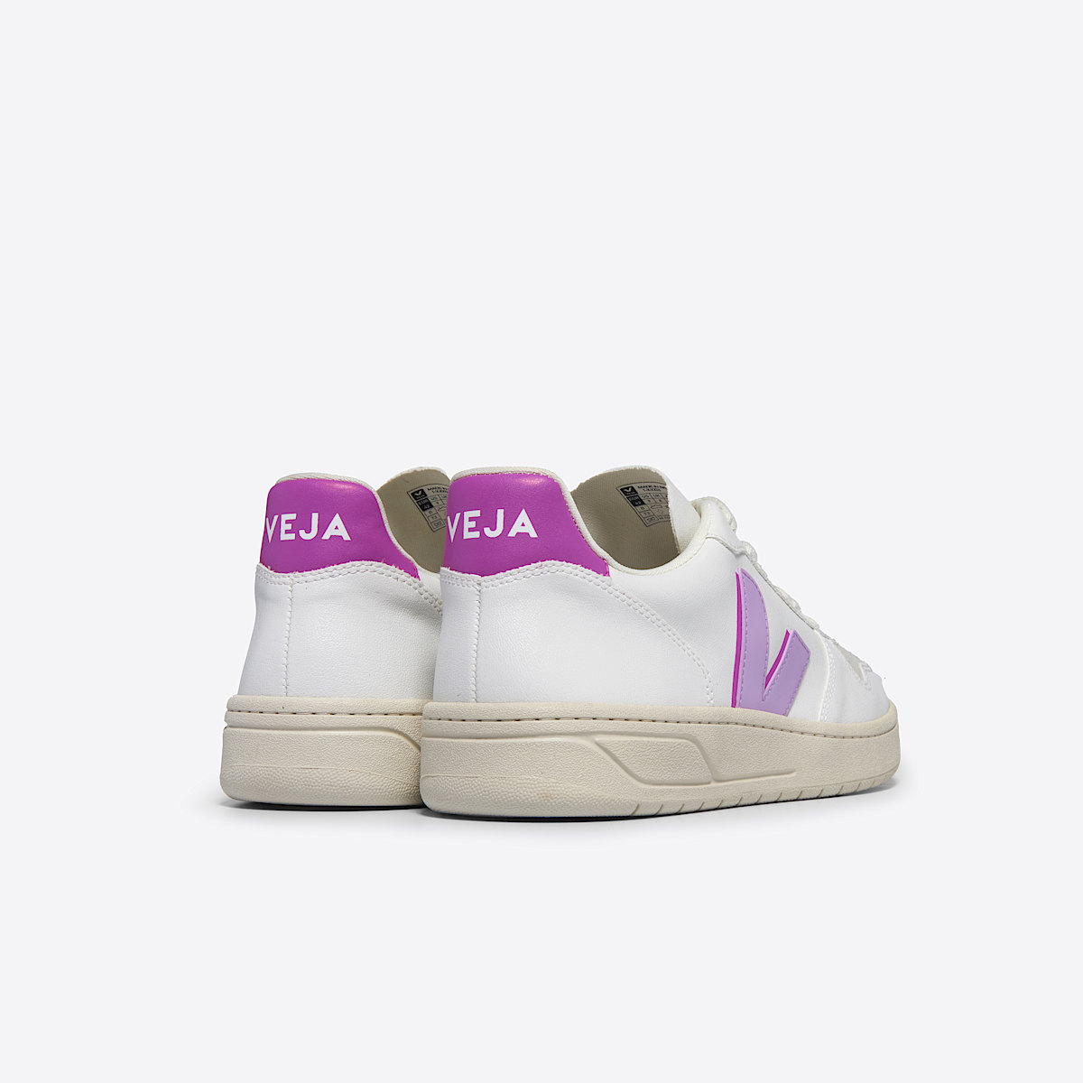 veja baskets v-10-w-ii vegan blanc VW0703676 Back view