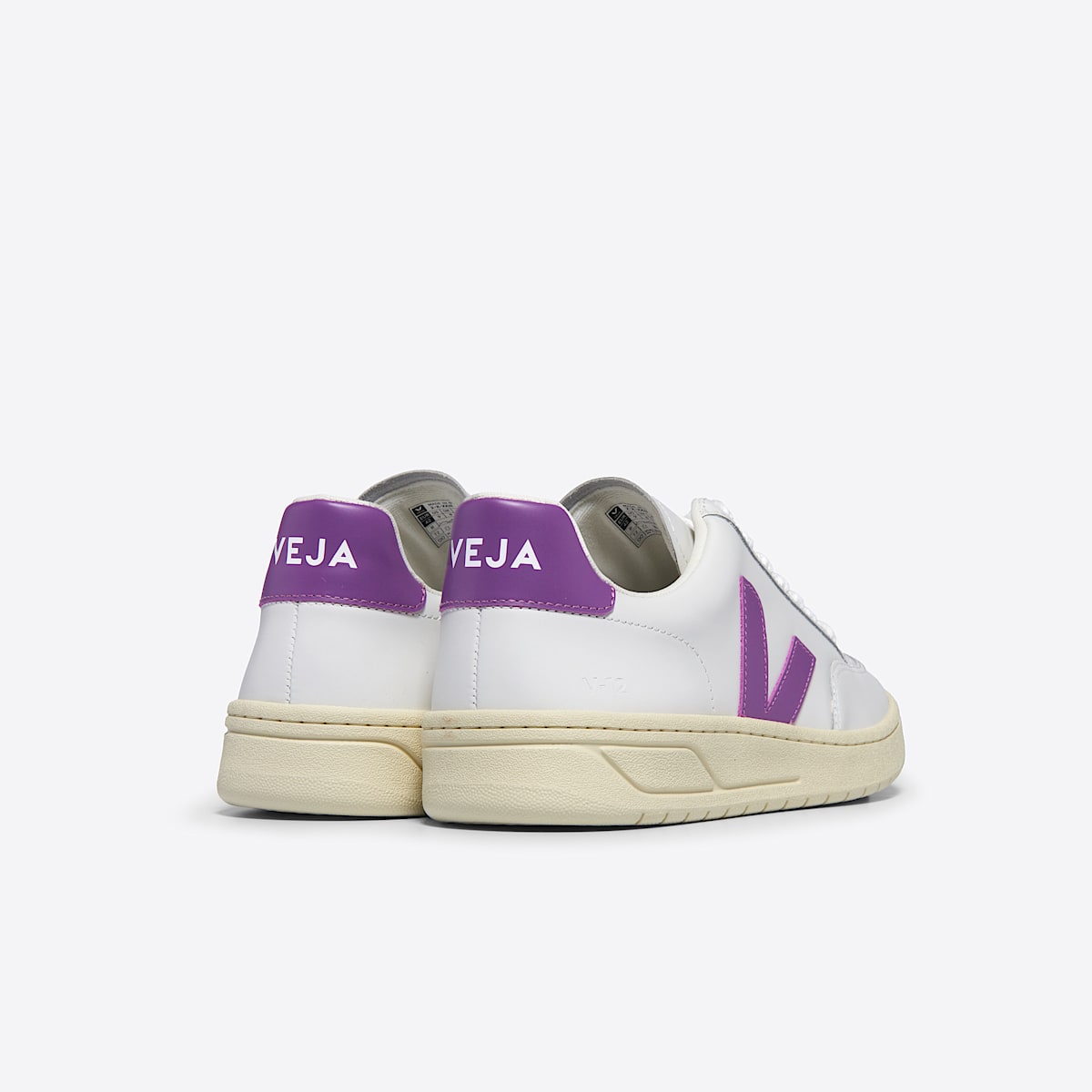 veja sneakers v-12 leather white XD0203678 Back view