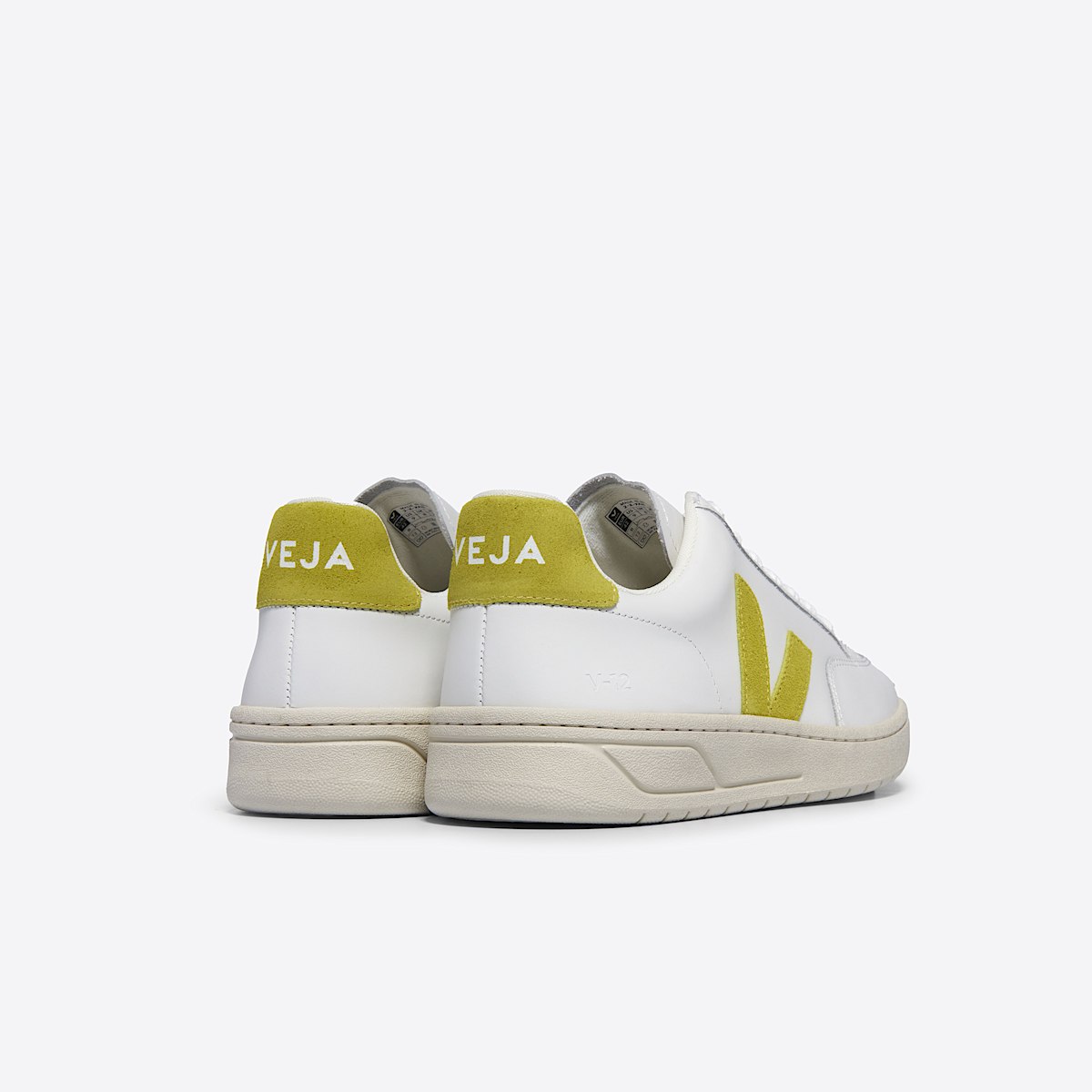 veja sneakers v-12 leather white XD0203677 Back view