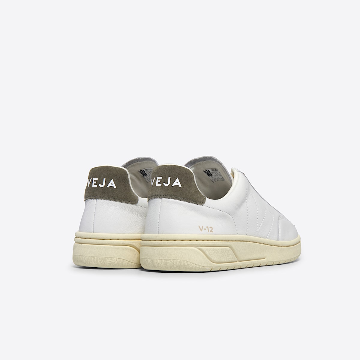 veja sneakers v-12-stitch leather white XS2003679 Back view