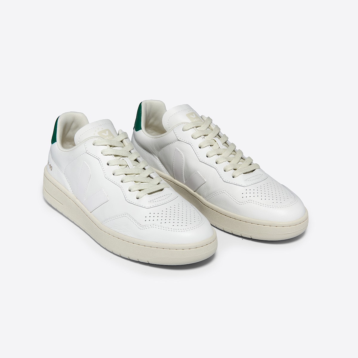 veja baskets v-90 cuir blanc VD2003706 Top view