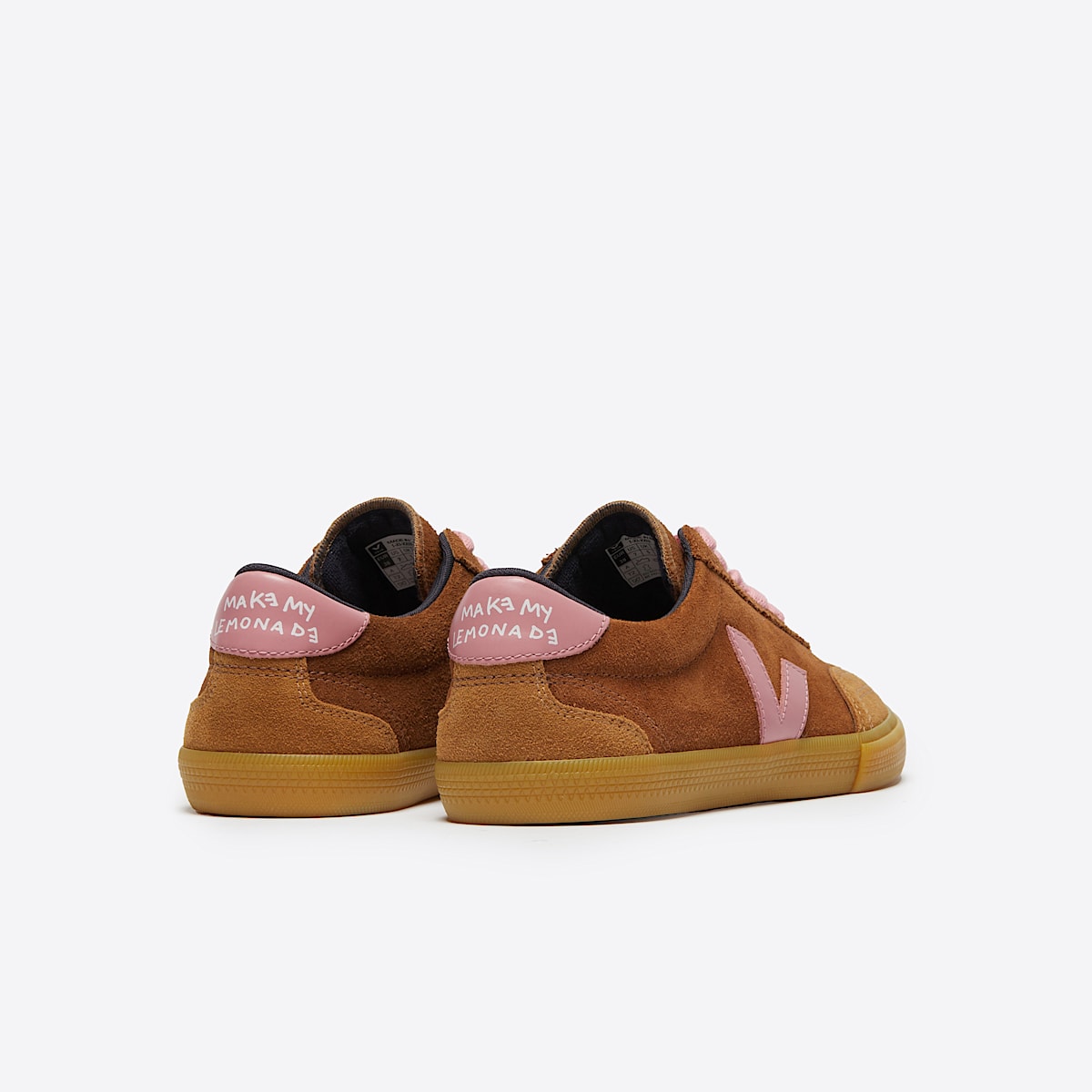 veja sneakers veja-x-make-my-lemonade pelle-scamosciata marrone VM0303858 Back view