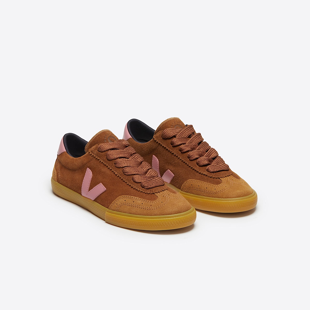 veja sneakers veja-x-make-my-lemonade pelle-scamosciata marrone VM0303858 Top view