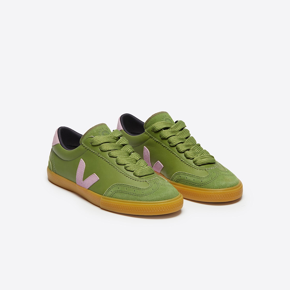 veja sneakers veja-x-make-my-lemonade organic-leather green VM2003859 Top view