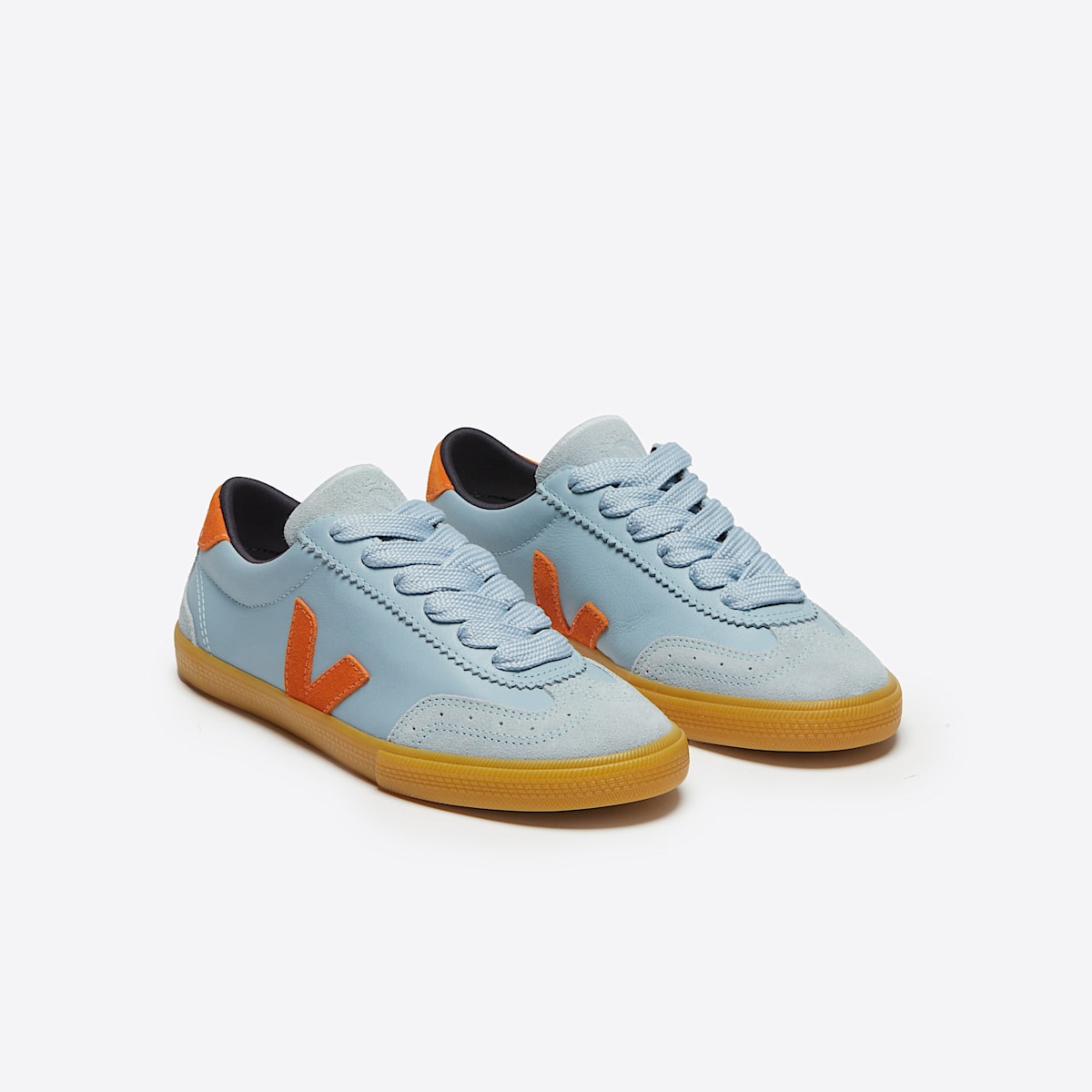 veja sneakers veja-x-make-my-lemonade organic-leather blue VM2003860 Top view