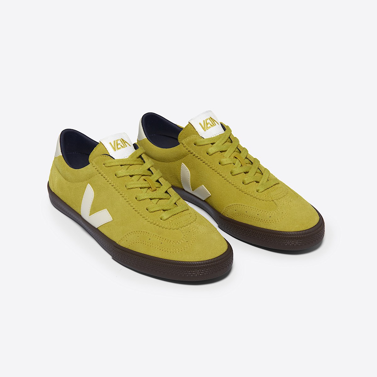 veja sneakers volley mocka grön VO0303849 Top view