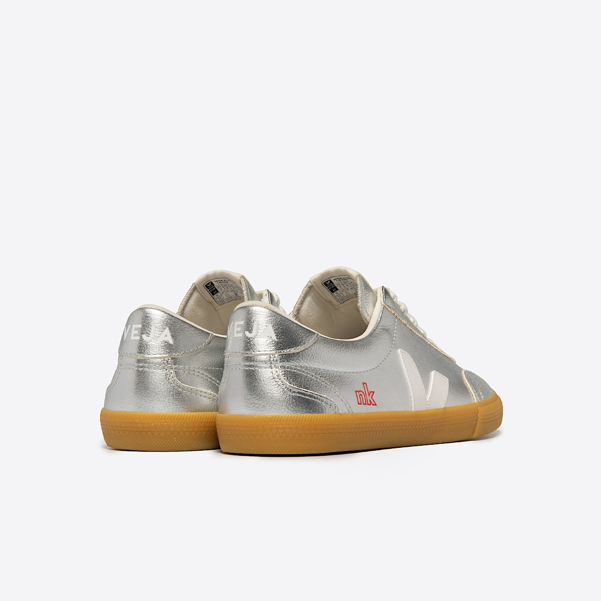 veja sneaker veja-x-nk leder silber VK0503856 Back view