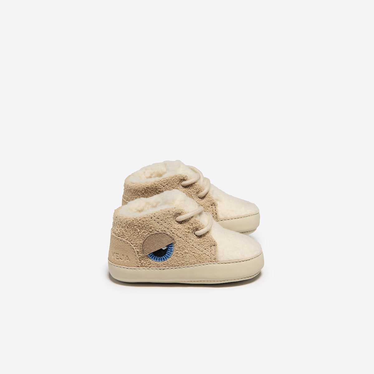 veja baskets veja-x-bigstuffed-(baby) fourré beige BG2903842 Lateral view