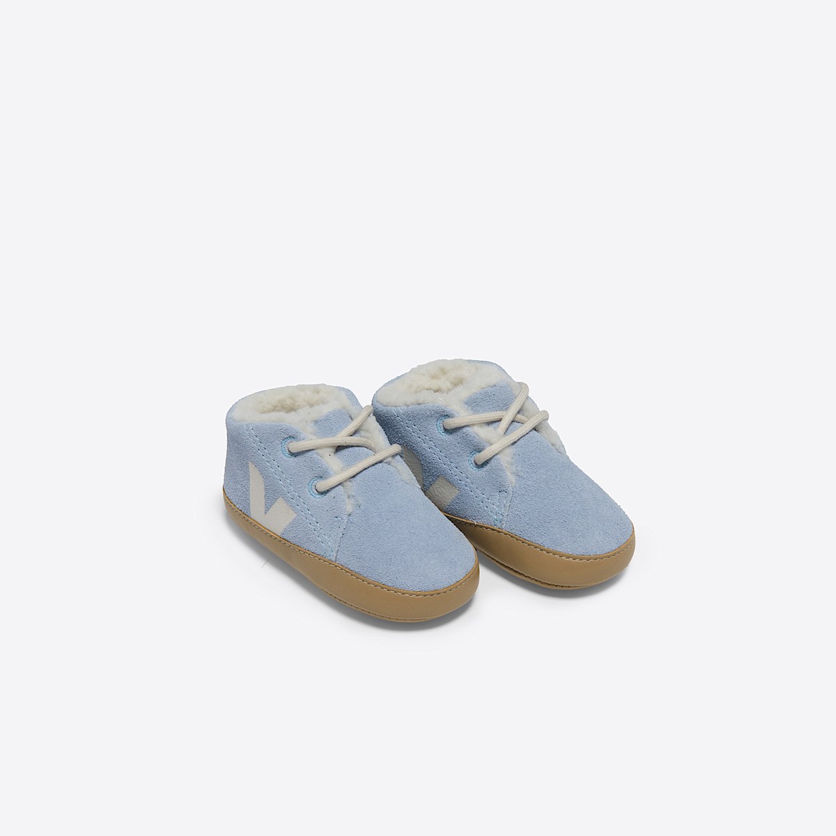 veja sapatilhas baby-winter-light felpudo azul WL0303835 Top view