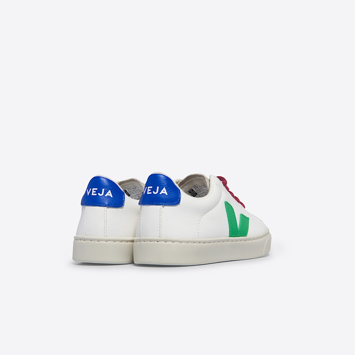 veja sneakers small-esplar-laces leather white RS0503789 Back view