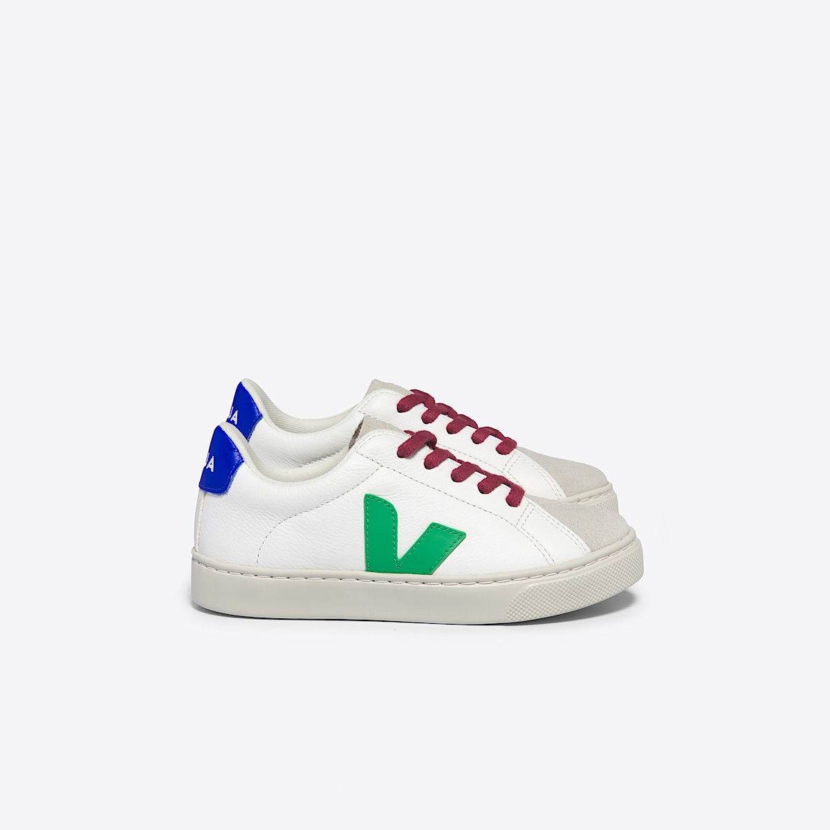 veja baskets small-esplar-laces cuir blanc RS0503789 Lateral view