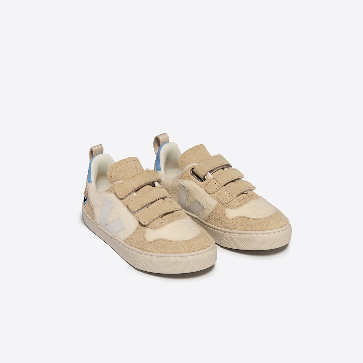 veja baskets veja-x-bigstuffed-(small-v-10) suède beige CG3003843 Top view