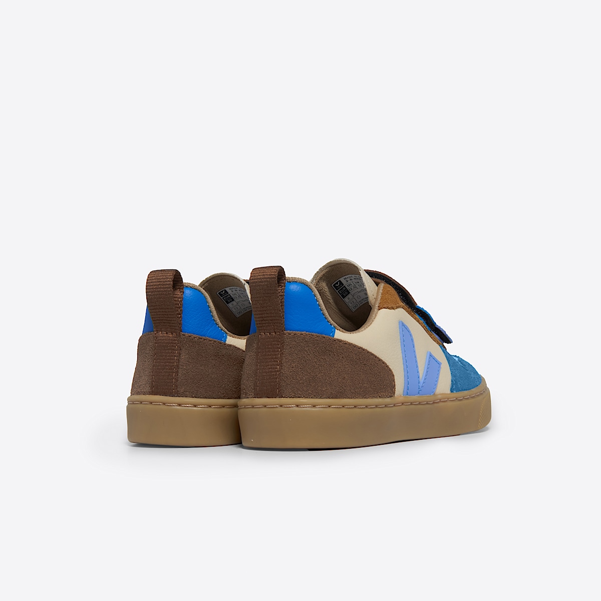 V-10 LEATHER CREMA MULTICO AQUA | VEJA V-10 LEATHER CREMA MULTICO AQUA | VEJA